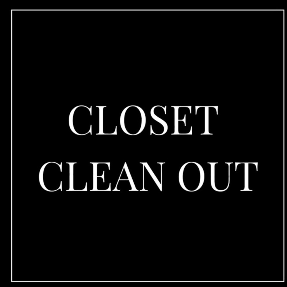 CLOSET CLEAR OUT - everything must go